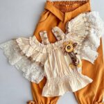 ست شومیز شلوار دخترانه ترک راه راه