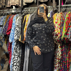 مانتو شانتون گل گچی