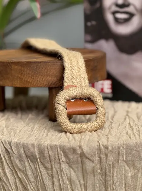 کمربند کنفی مدل بوهو طبیعی