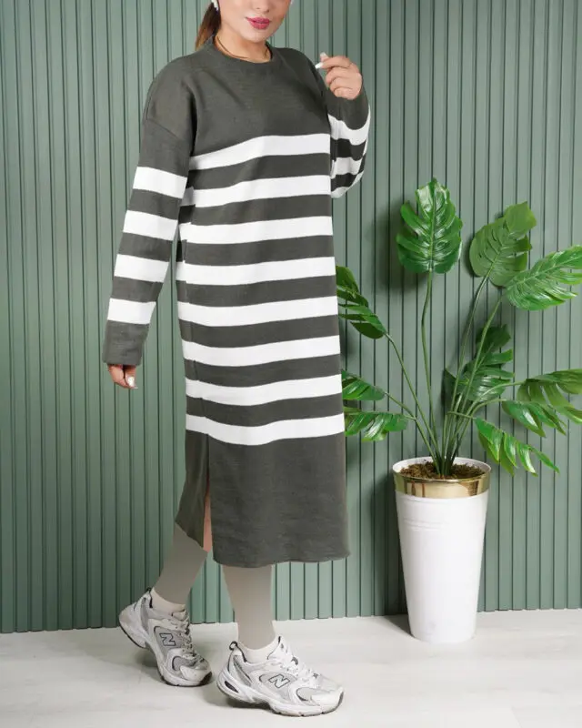 کفتان بافت راه راه رینگی